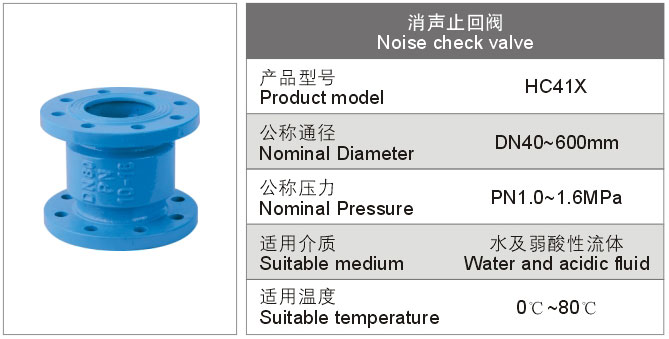 消声止回阀